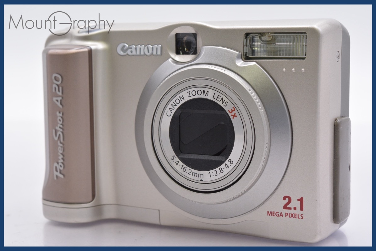 ★ジャンク特価★ キヤノン Canon PowerShot A20 3x 単三電池仕様 同梱可 #mj4897拍卖
