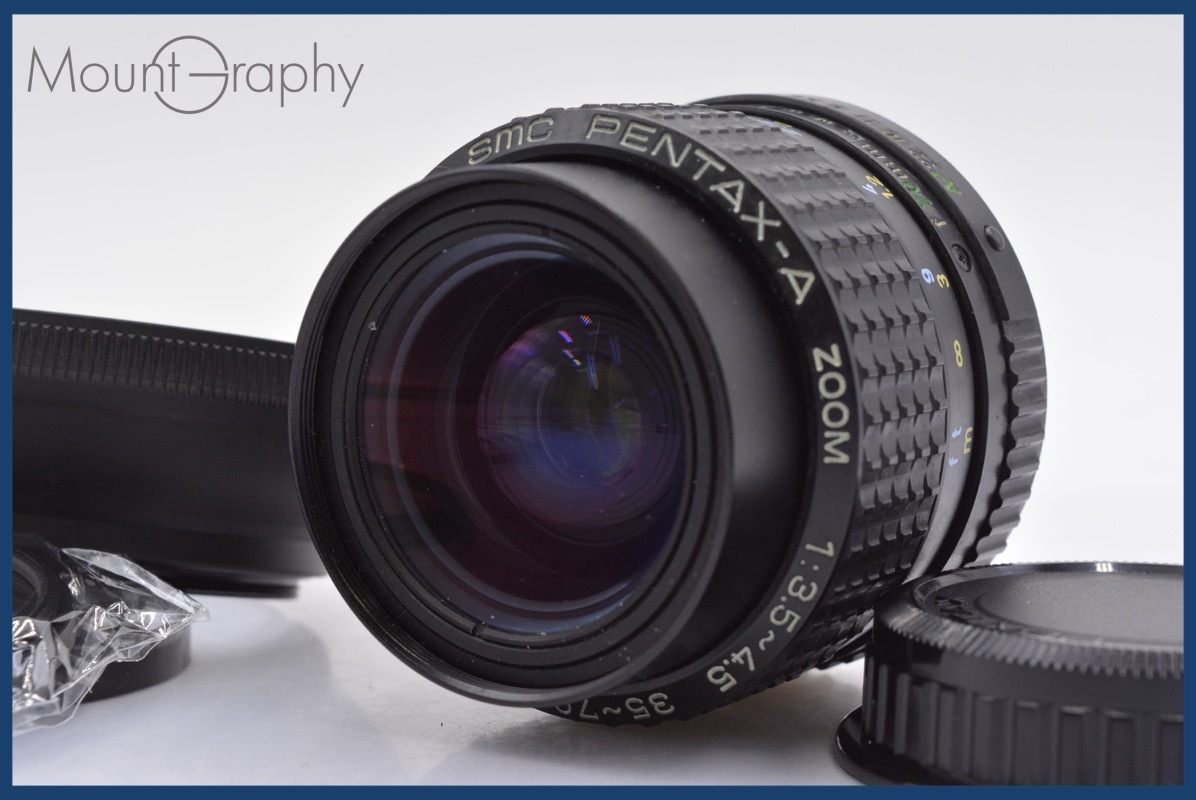 ★良品★ ペンタックス PENTAX SMC PENTAX-A ZOOM 35-70mm F3.5-4.5 前後キャップ&レンズフィルター、フード付 ★完動★同梱可 #mj3120拍卖