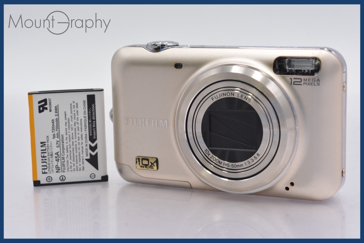 富士フィルム FUJIFILM FinePix JZ300 10x バッテリー付属 ★完動★同梱可 #mj5744拍卖
