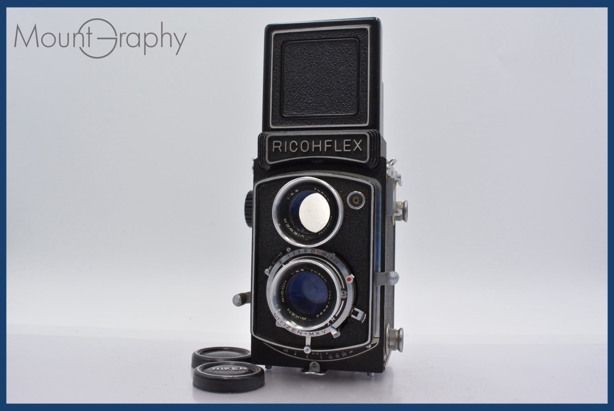 リコー RICOH RICOHFLEX 8cm F3.5 前キャップ付 同梱可 #mj5790拍卖