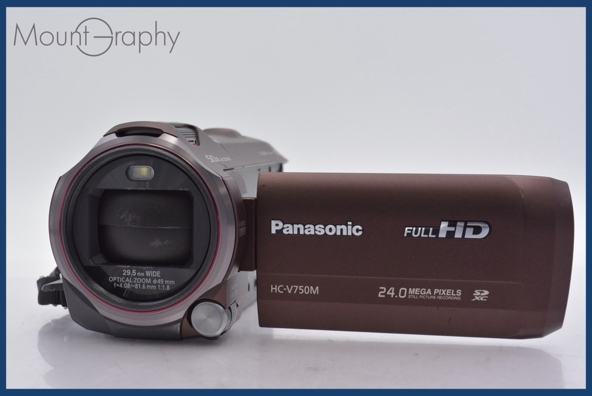 ★極上美品★ パナソニック Panasonic HC-V750M 50x ★完動★同梱可 #mj5801拍卖