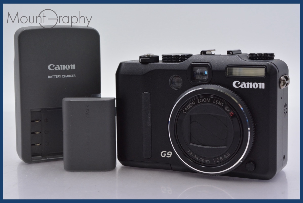 キヤノン Canon PowerShot G9 6x バッテリー、充電器付属 ★完動★同梱可 #mj5884拍卖