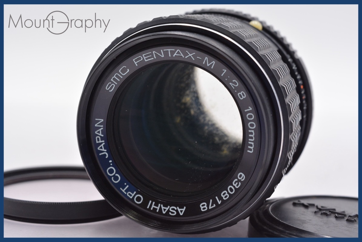 ペンタックス PENTAX SMC PENTAX-M 100mm F2.8 前後キャップ付 ★完動★同梱可 #mj5470拍卖