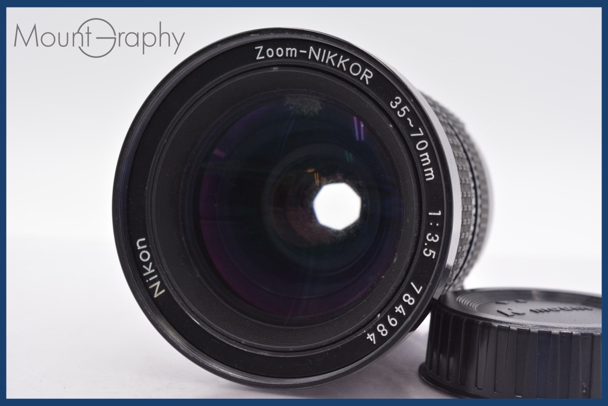 ★実用美品★ ニコン Nikon Zoom-NIKKOR 35-70mm F3.5 Ai 後キャップ付 ★完動★同梱可 #mj5087拍卖