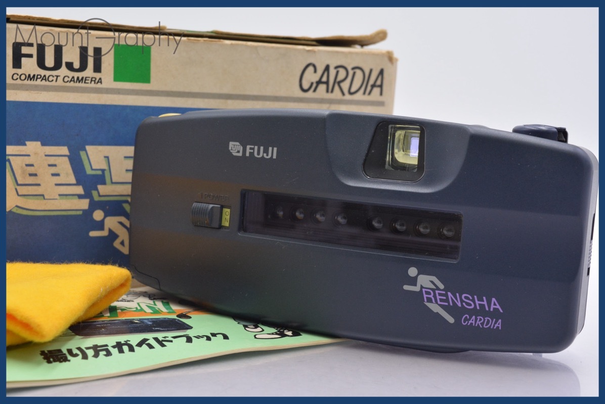 ★極上美品★ 富士フィルム FUJIFILM RENSHA Byu-N CARDIA 元箱、取扱説明書付属 ★完動★同梱可 #yk4372拍卖