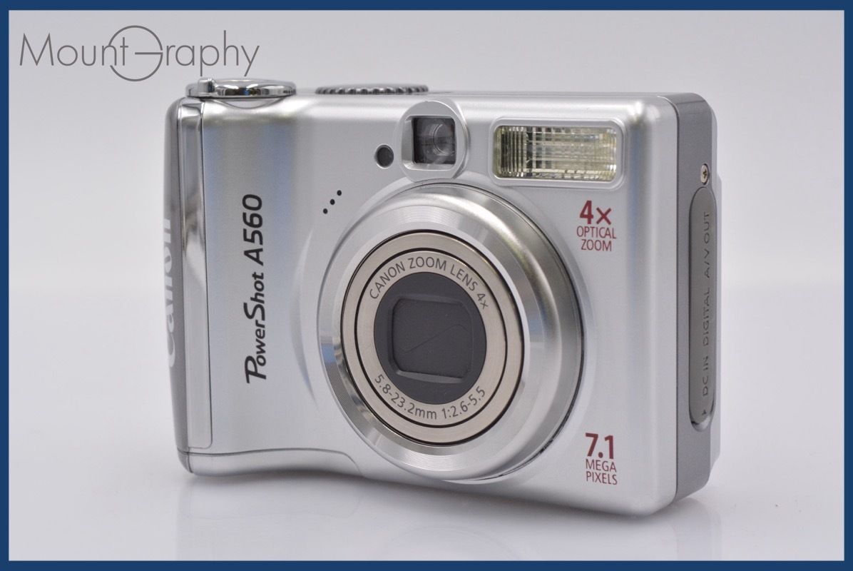 ★極上美品★ キヤノン Canon PowerShot A560 4x 単三電池仕様 ★完動★同梱可 #mj4788拍卖