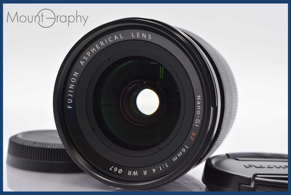 ★極上美品★ 富士フィルム FUJIFILM FUJINON Nano-GI XF 16mm F1.4 R WR 前後キャップ付 FUJIFILM Xマウント ★完動★同梱可 #yk3552拍卖