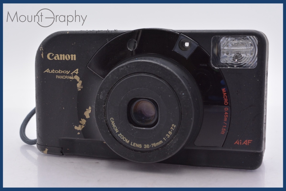 ★ジャンク特価★ キヤノン Canon Autoboy A XL 38-76mm F3.8-7.2 同梱可 #mj5452拍卖