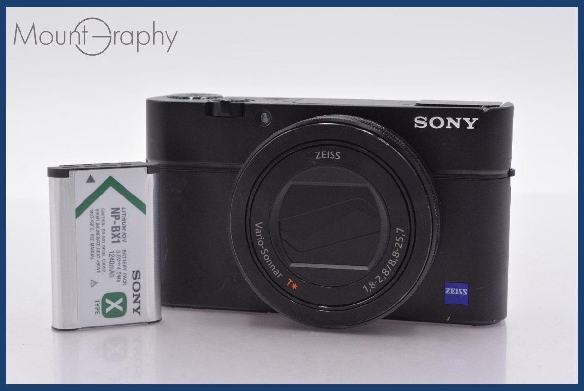 ★ジャンク特価★ ソニー SONY Cyber-shot DSC-RX100M3 バッテリー付属 同梱可 #mj4339拍卖