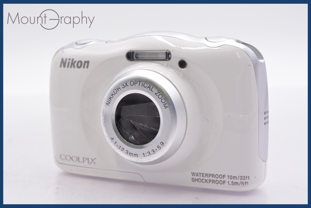 ★実用美品★ ニコン Nikon COOLPIX S33 3x ★完動★同梱可 #am343拍卖