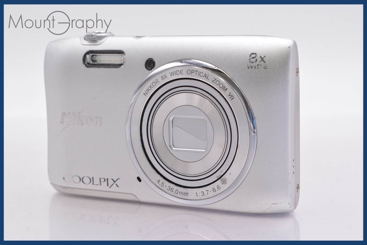 ★実用美品★ ニコン Nikon COOLPIX S3600 8x ★完動★同梱可 #mj4078拍卖