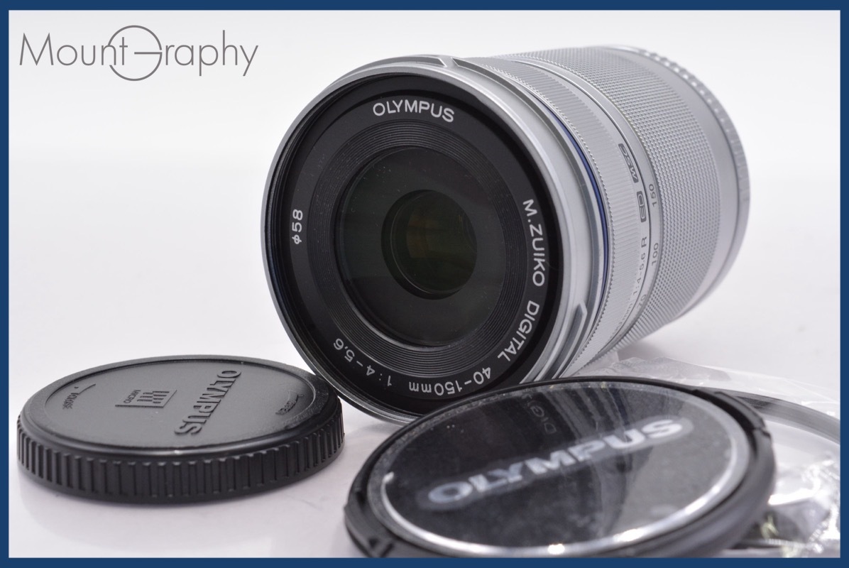 ★極上美品★ オリンパス Olympus M.ZUIKO DIGITAL 40-150mm F4-5.6 R ED MSC 前後キャップ&レンズフィルター付 ★完動★同梱可 #mj4916拍卖