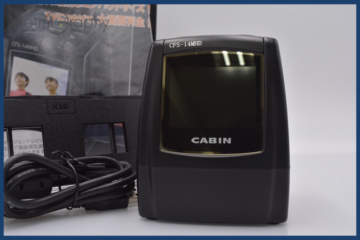 ★ジャンク特価★ キャビン CABIN Compact Film Scan 14 CFS-14MHD 元箱、バッテリー、取扱説明書付属 同梱可 #mj4256拍卖