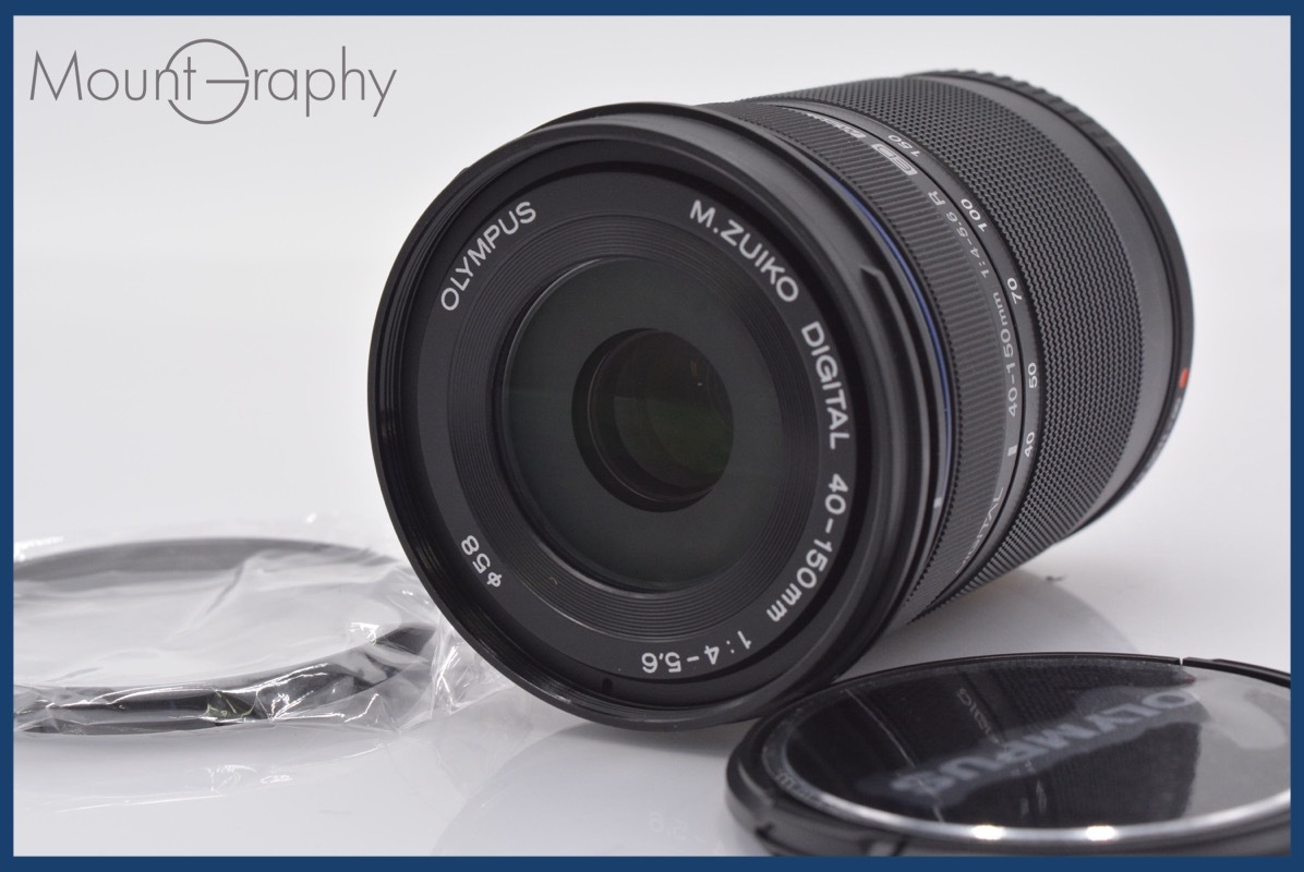 ★極上美品★ オリンパス OLYMPUS M.ZUIKO DIGITAL 40-150mm F4-5.6 R ED MSC 前後キャップ&レンズフィルター付 ★完動★同梱可 #am274拍卖