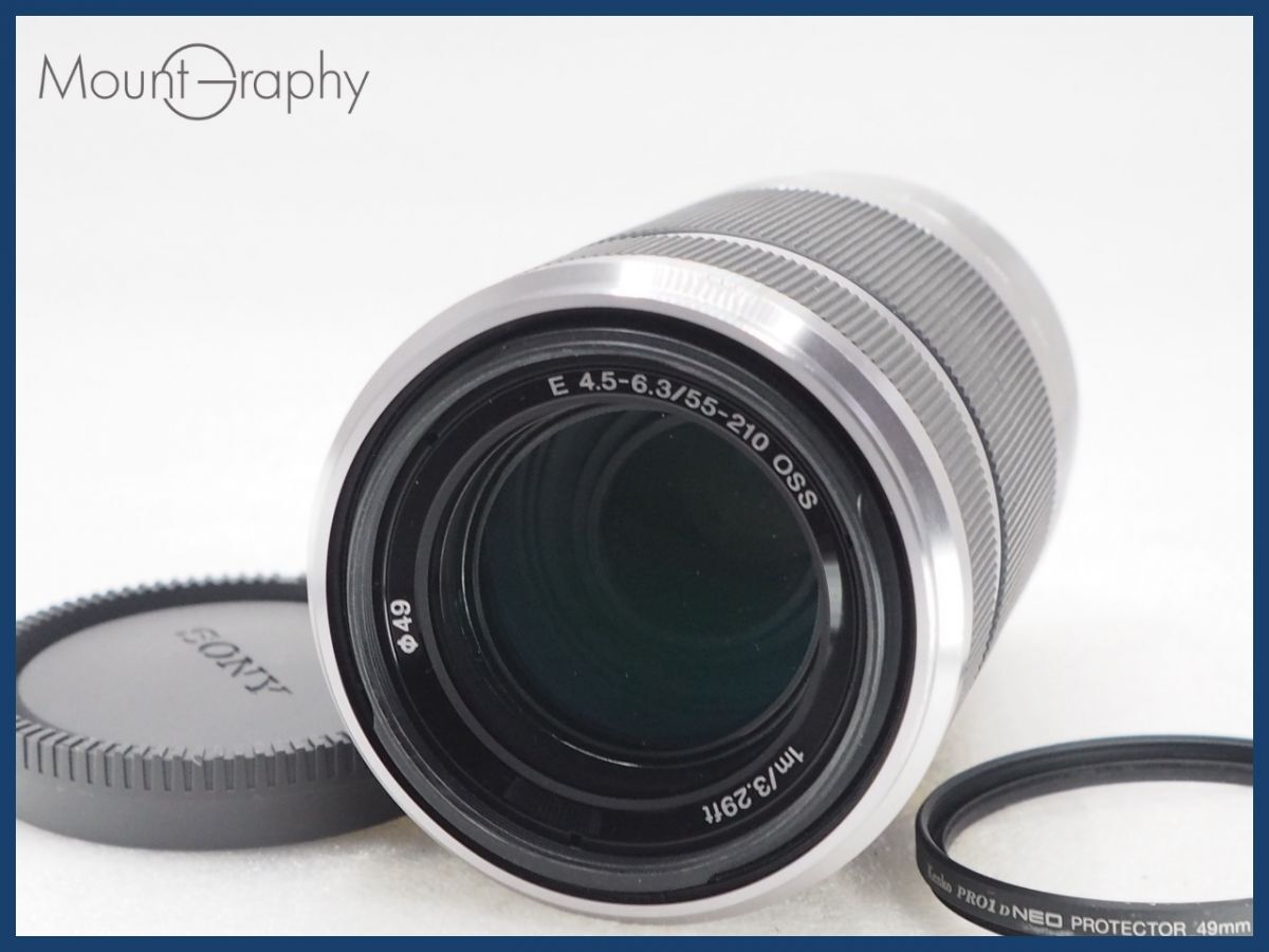 ★極上美品★ SONY ソニー E 55-210mm F4.5-6.3 OSS 後キャップ、フィルター付 同梱可 #i10456拍卖