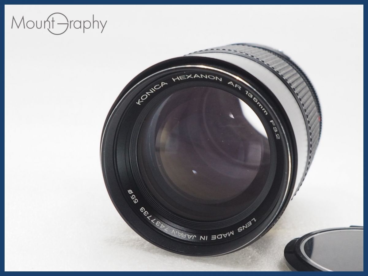 ★良品★ KONICA コニカ HEXANON AR 135mm F3.2 前キャップ付 同梱可 #i10358拍卖