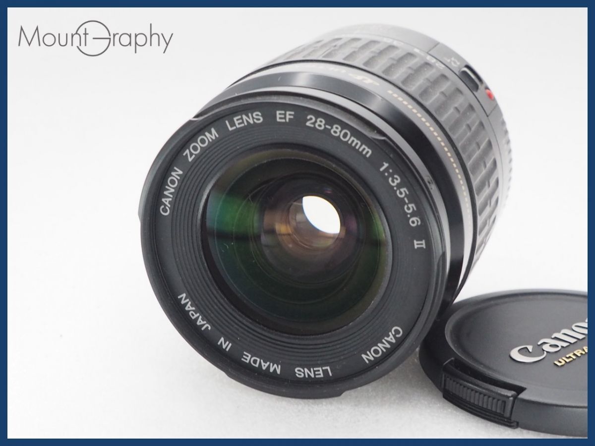 ★良品★ CANON キヤノン EF 28-80mm F3.5-5.6 II USM 前キャップ付 同梱可 #i10594拍卖