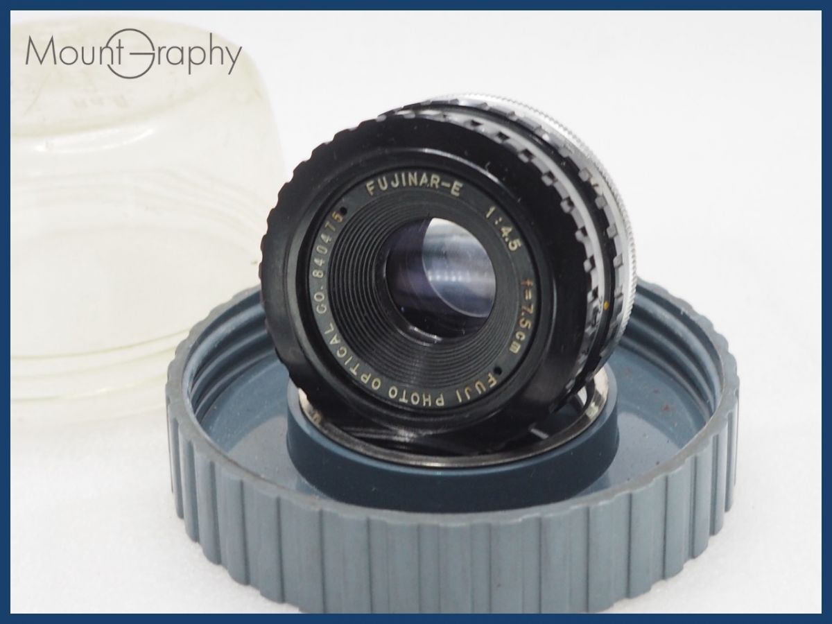 ★実用美品★ FUJI フジ FUJINAR-E 7.5cm F4.5 ケース付 同梱可 #i10294拍卖
