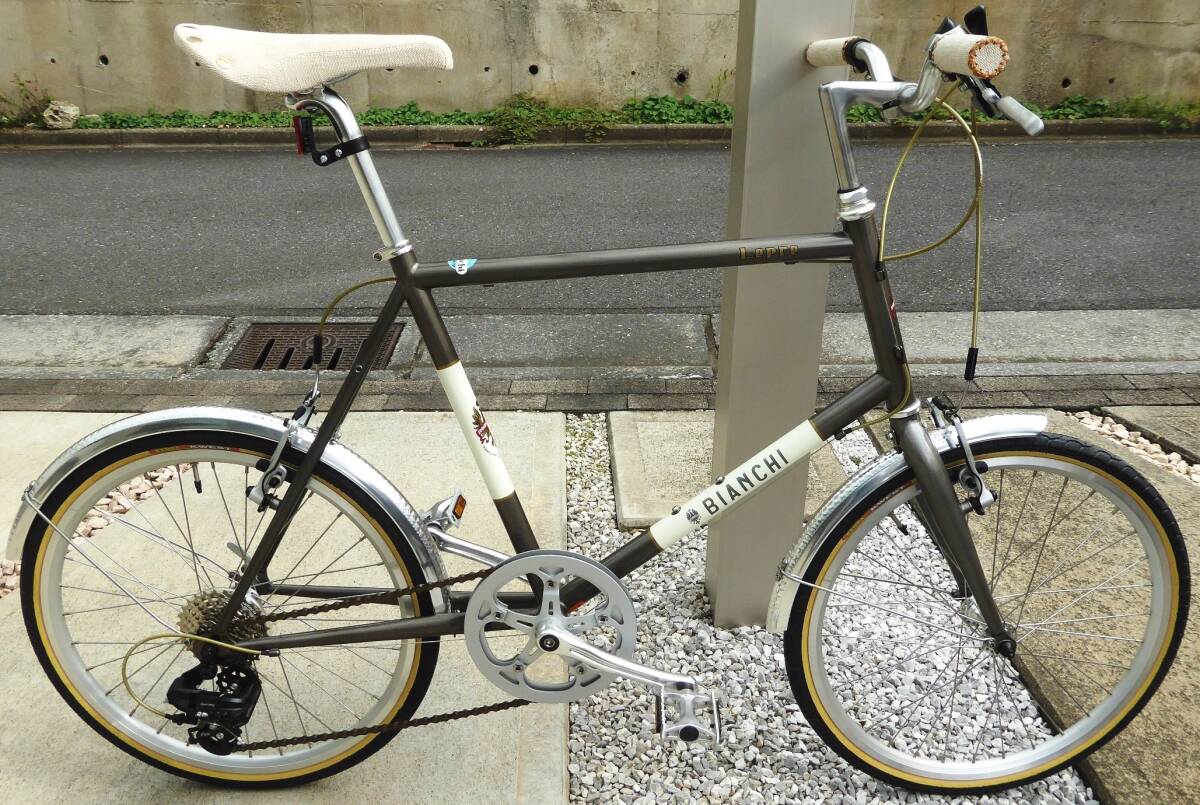 未使用 Bianchi Minivelo-7 ビアンキ ミニベロ7拍卖