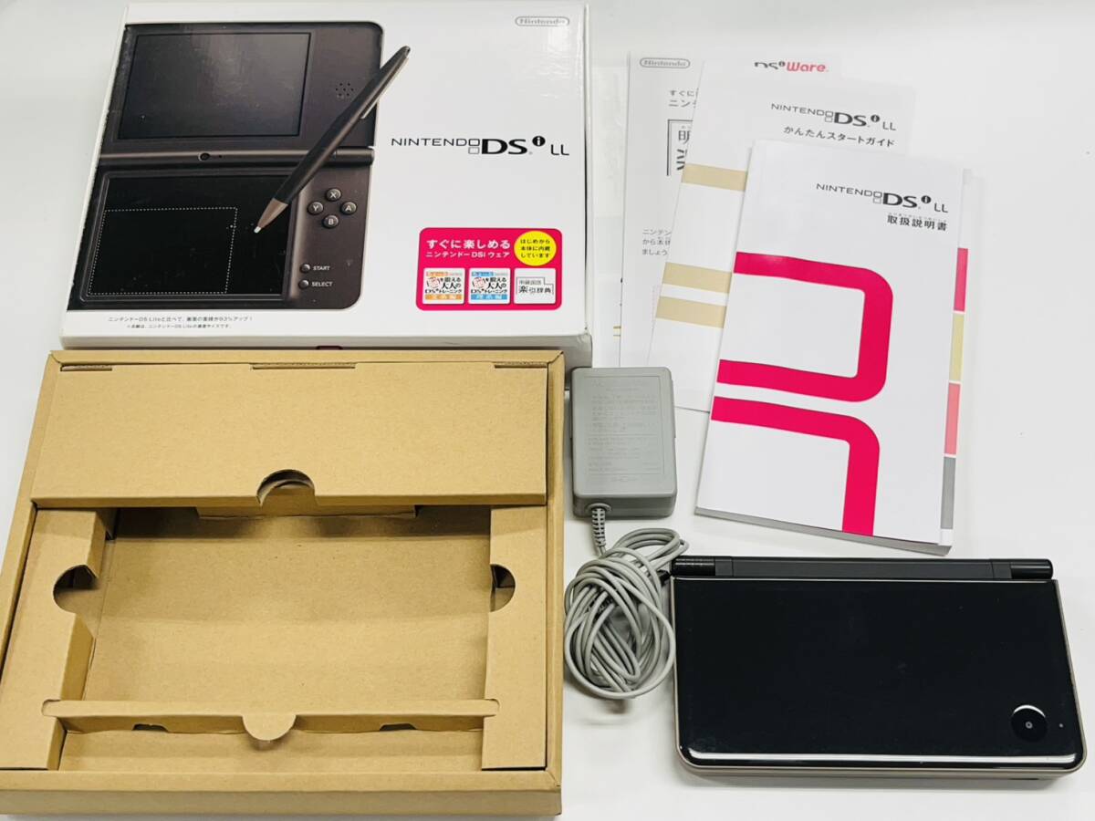 Nintendo DSi LL ダークブラウン UTL-001(JPN) 本体セット 動作確認済み ☆-70拍卖
