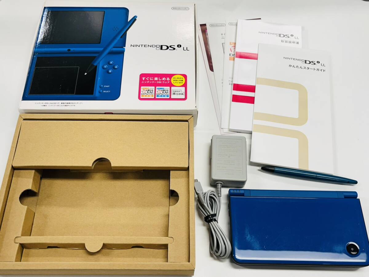Nintendo DSi LL ブルー UTL-001(JPN) 本体セット 動作確認済み ☆-71拍卖