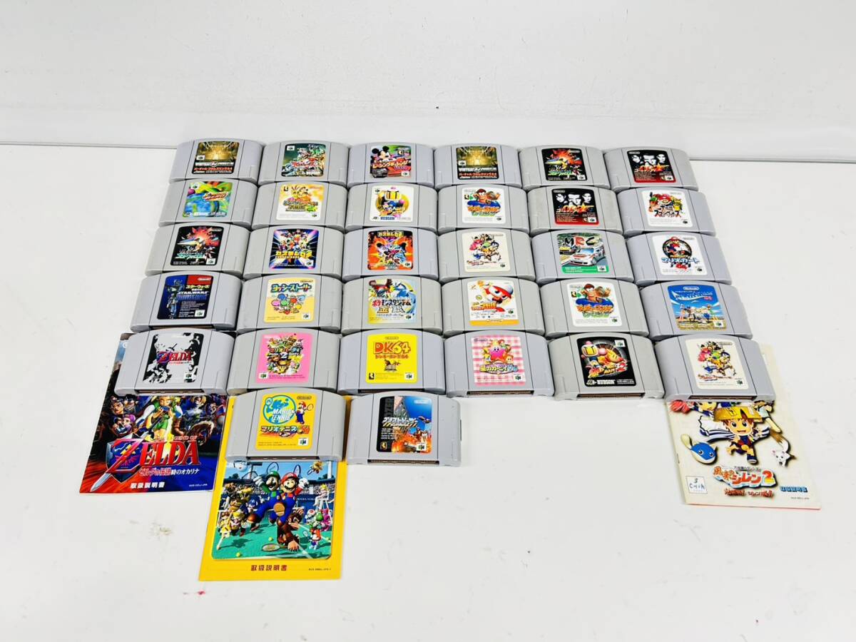 Nintendo 64 ゲームソフト 32本 まとめ売り B-99拍卖