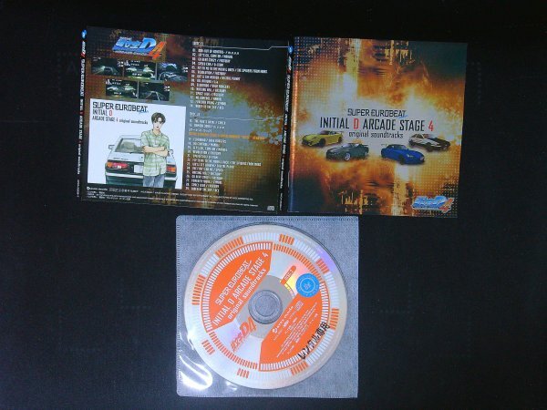 SUPER EUROBEAT presents 頭文字D イニシャルD  ARCADE STAGE 4 original soundtracks CD 即決 送料200円 1006拍卖