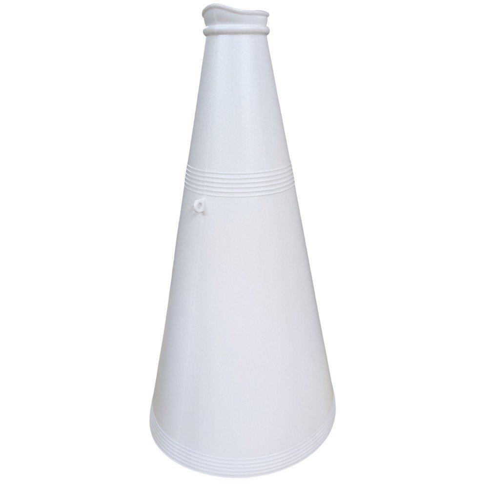 【vaps_6】定番の応援アイテム ジャンボメガホン 38cm ホワイト 送込拍卖