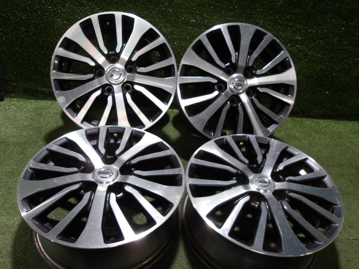 ☆ ホイール 日産 ニッサン 純正 16×6J +45 PCD114.3 5H ポリッシュガンメタ 4本 セレナ ☆拍卖