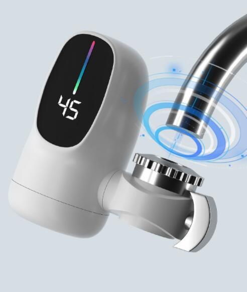 人気電気蛇口 電気温水器蛇口 小型電気給湯器 瞬間湯沸かし器 インスタント電気温水器タンクレス蛇口冬3秒高速加熱3000W LCD温度表示 新品拍卖