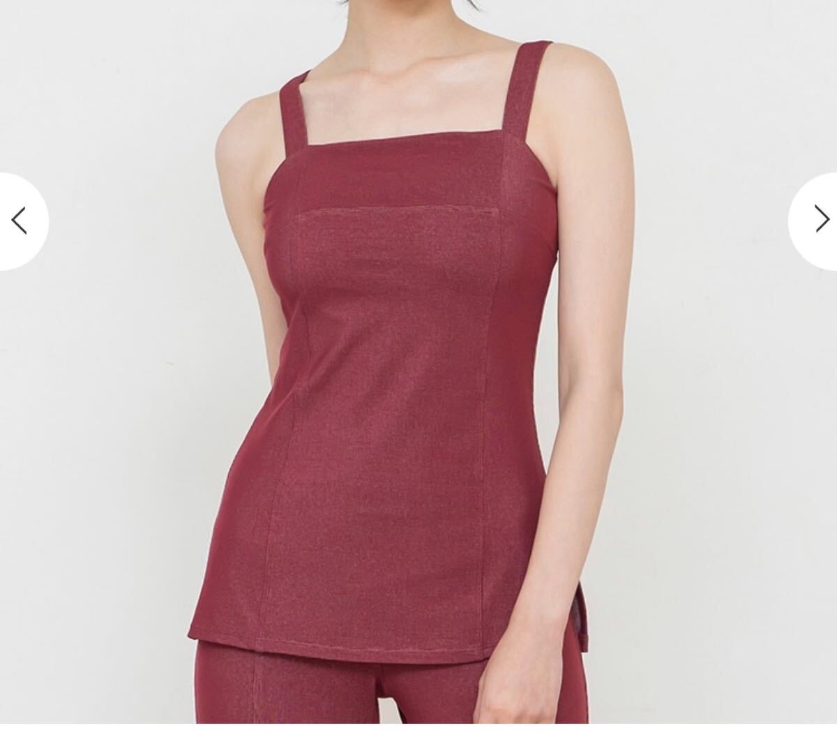 未使用SUKALA LAVA★リブデニムロングキャミソール ヨガウェア ピラティス拍卖