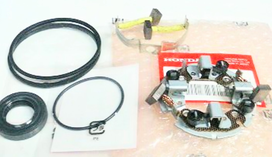 ■送料込み■CBX400F CBX400F2 CBX550F CBR400F セルモーター ブラシ オーリングセット HONDA エンジン 6点セット拍卖
