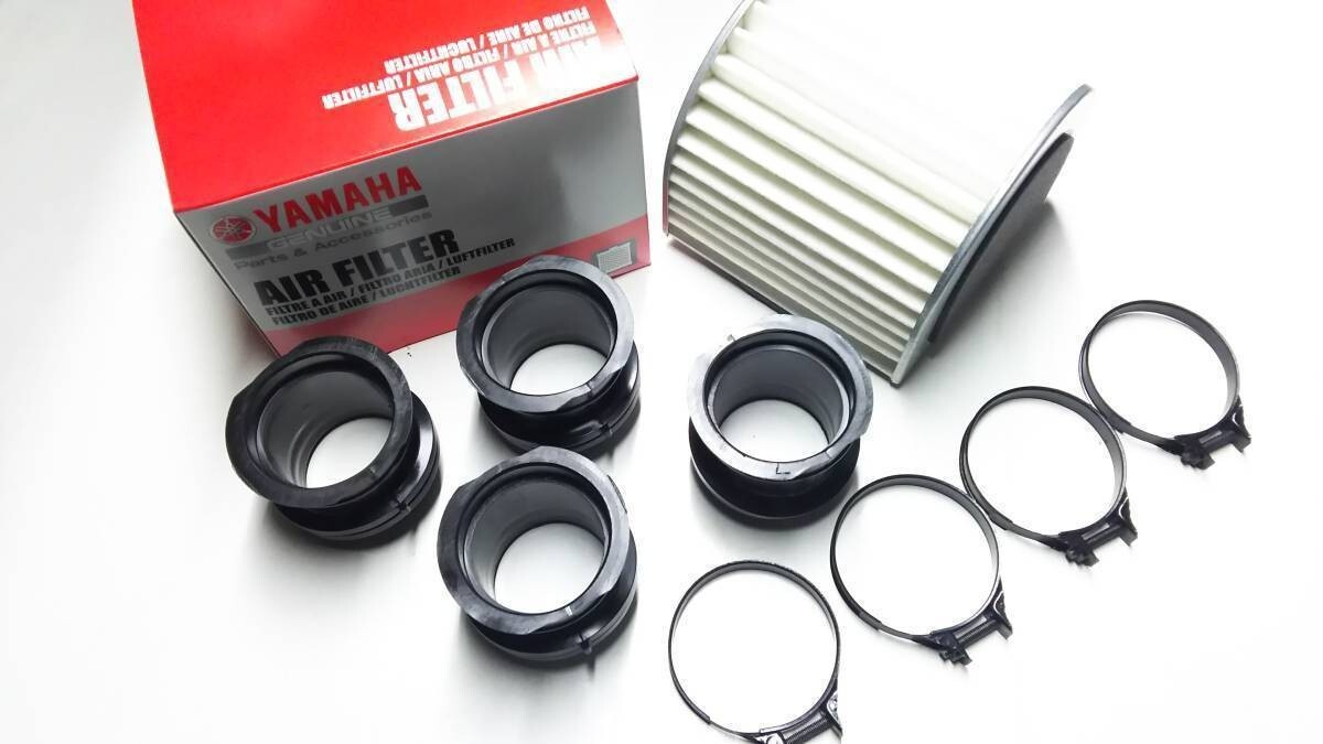 ●XJ400 XJ550 エアフィルター エアクリーナーダクト キャブバンド セット YAMAHA純正拍卖