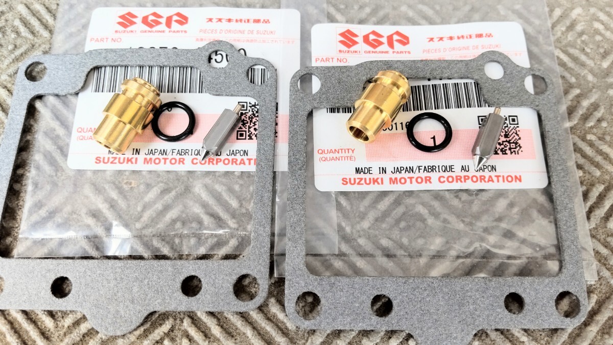 ■送料込み■GSX400E GSX400T GSX400L キャブガスケット フロートバルブ セット SUZUKI純正部品 キャブリペア拍卖