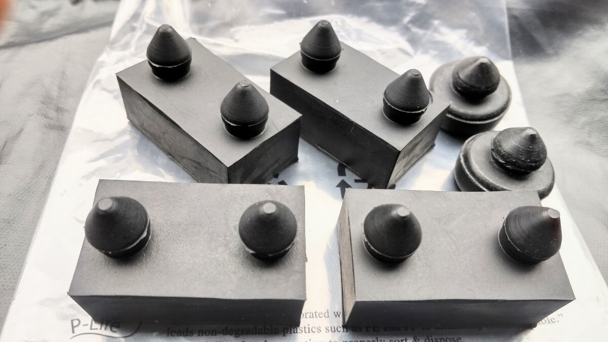 ■送料込み■GT380 GT550シート クッションゴム 6点セット SUZUKI純正部品拍卖