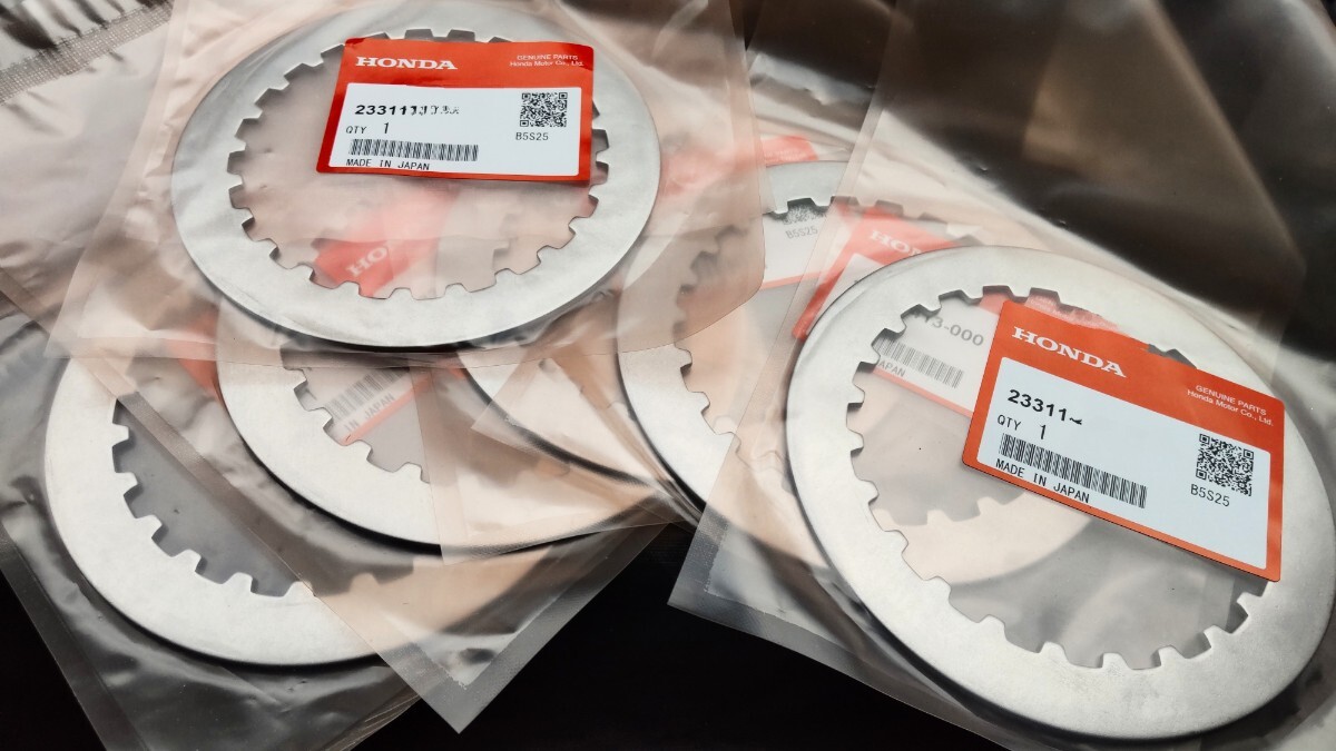 ■送料込み■CB250T CB250N CM250 CB400T CB400N CB400D クラッチ鉄プレート HONDA エンジン 6枚セット拍卖