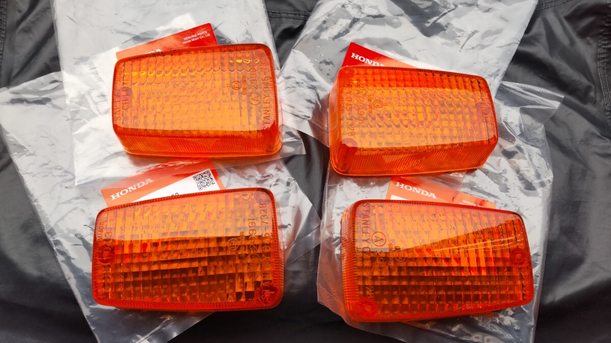 ◆◆◆送料込み◆CB750F CB900F CB1100F ウインカーレンズ 4個セット HONDA純正部品拍卖