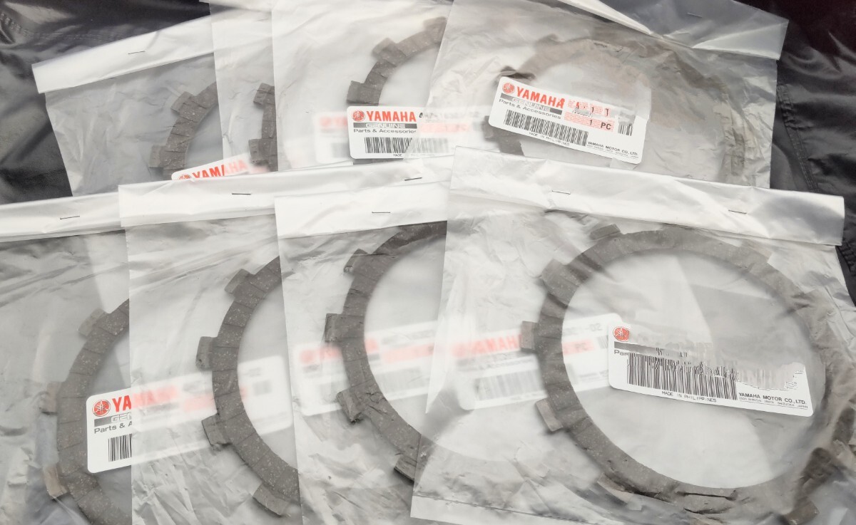 ■■■送料込み■XJR400 XJR400R クラッチ板 プレート YAMAHA 4HM RH02 エンジン 8枚セット拍卖