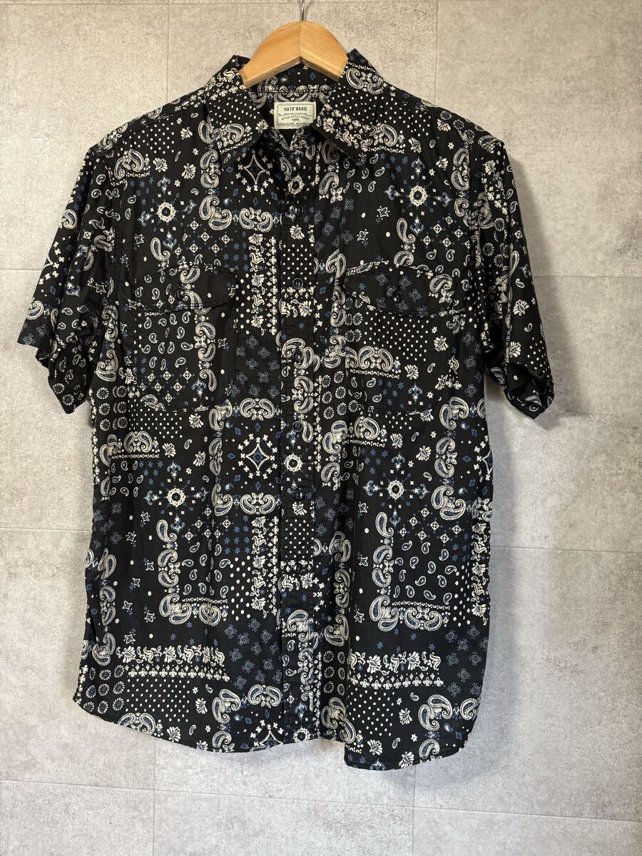 KATO'BASIC カトーベーシック ペイズリーシャツ【L】バンダナ 拍卖