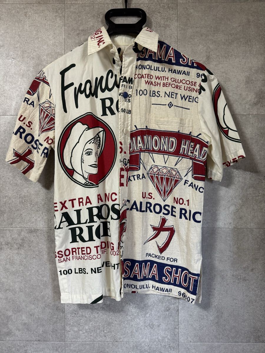 HOLLYWOOD RANCH MARKET SEIRIN Yokohama japan アロハシャツ【XS】ハリウッドランチマーケット HRM ハリラン 聖林公司拍卖