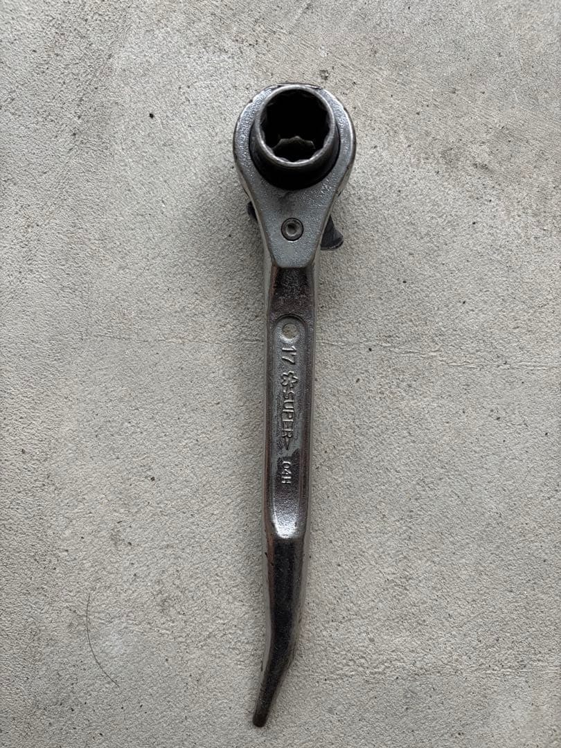 KOMAN スーパーレンチ 17 19 mm シノ付きラチェットレンチ/兼用拍卖