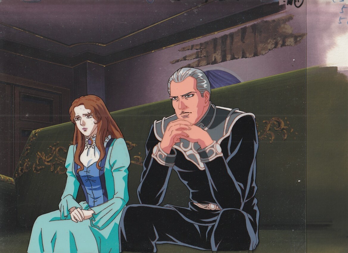 銀河英雄伝説 背景付きセル画 2枚 検索用 原画 動画拍卖