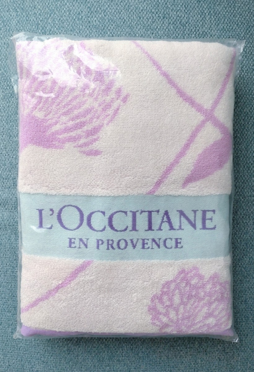 ☆ロクシタン☆エルバブランシュ☆バスタオル☆綿100%☆約60×110cm☆ノベルティ☆新品☆未使用 拍卖