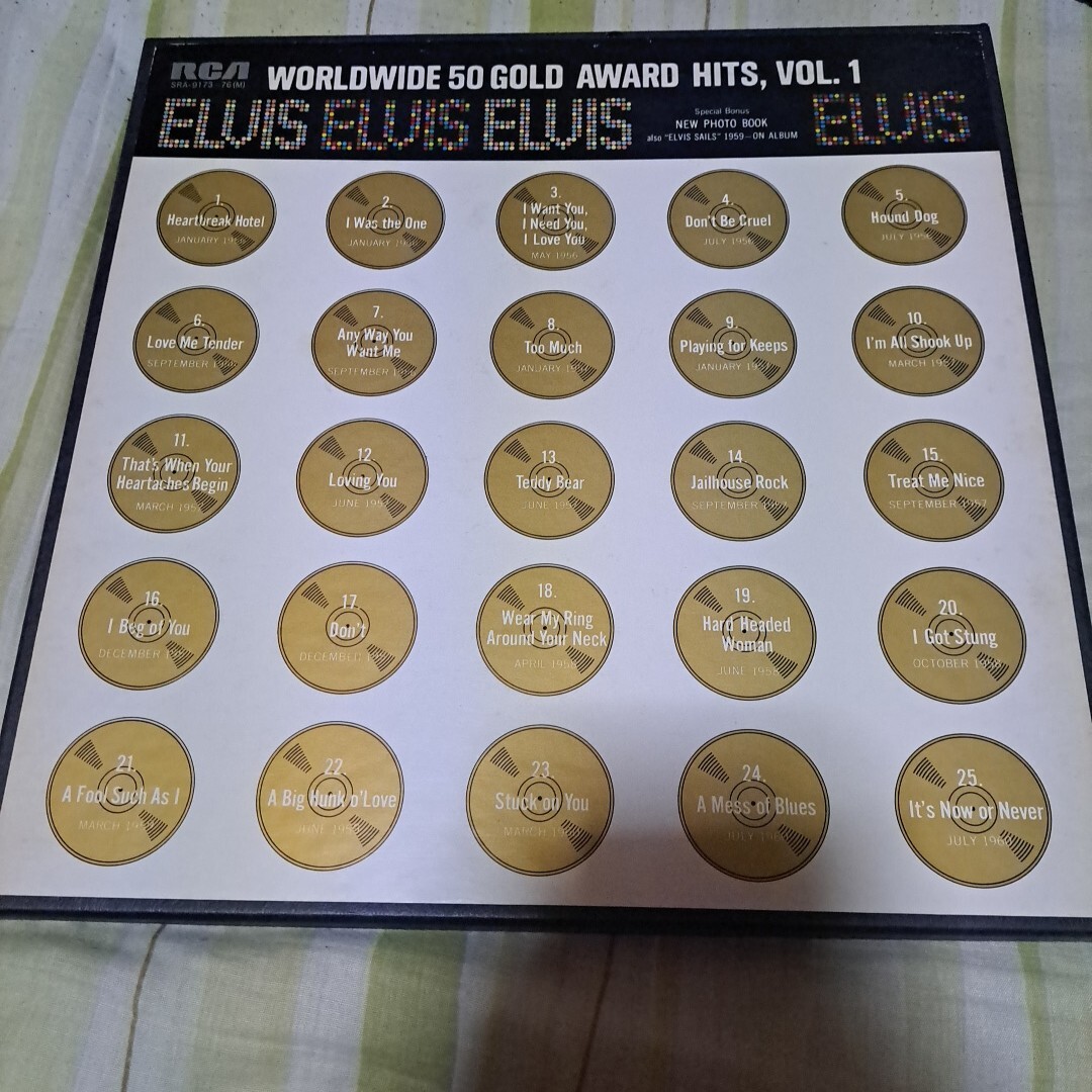 LP エルヴィス プレスリー4枚組 美品拍卖