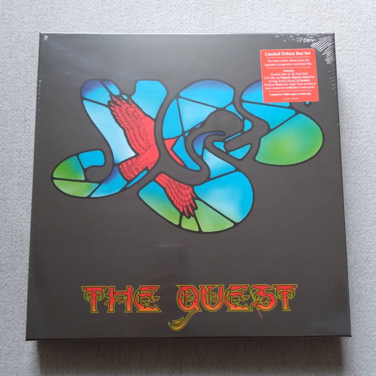 【新品未開封】 Yes The Quest (Ltd. Deluxe Glow In The Dark 2LP+2CD+Blu-ray Box Set) イエス ザ・クエスト アナログレコード 限定盤拍卖