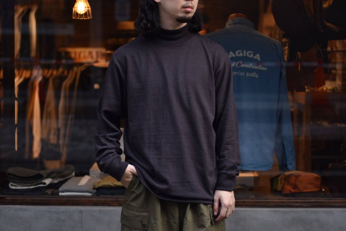 未使用 WAREHOUSE ウエアハウス lot.5910 長袖 ハイネックTシャツ L 40 定価8910円 ロンT リアルマッコイズ フリーホイーラーズ orslow拍卖