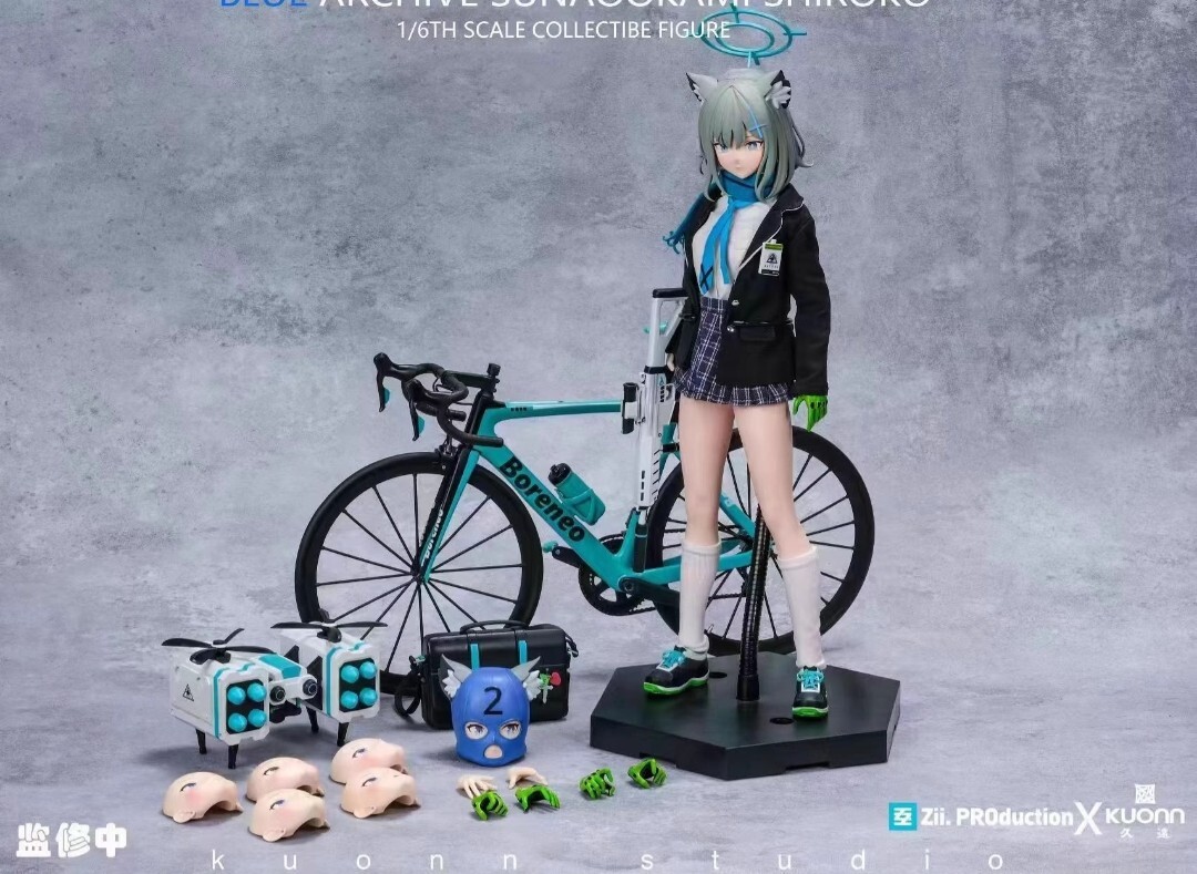 ○新品 1/6 女性 アクションフィギュア デラックス版 シロコ ブルアカ シームレス素体 Zii.PRO 未使用拍卖