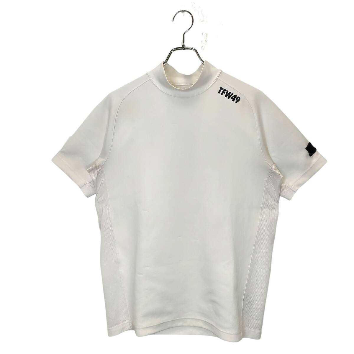 TFW49 ティーエフダブリュー ゴルフ 22AW MOCKNECK SIDE MESH T サイドメッシュ 半袖 モックネック Tシャツ拍卖