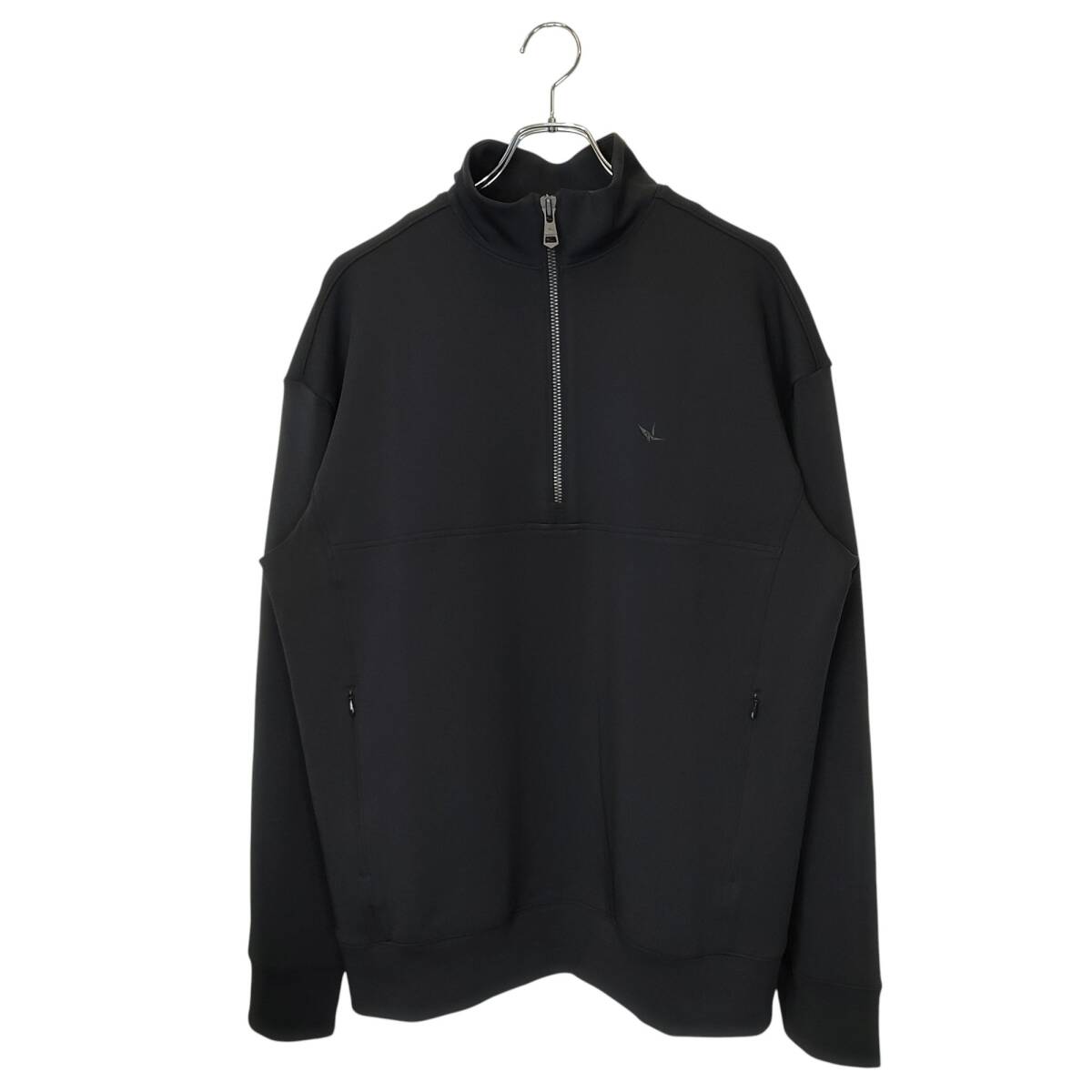 1PIU1UGUALE3 ウノピゥウノウグァーレトレ ×Del Piero GRANVIA RELAX HALF ZIP ハーフジップ スウェット 6 ブラック メンズ拍卖