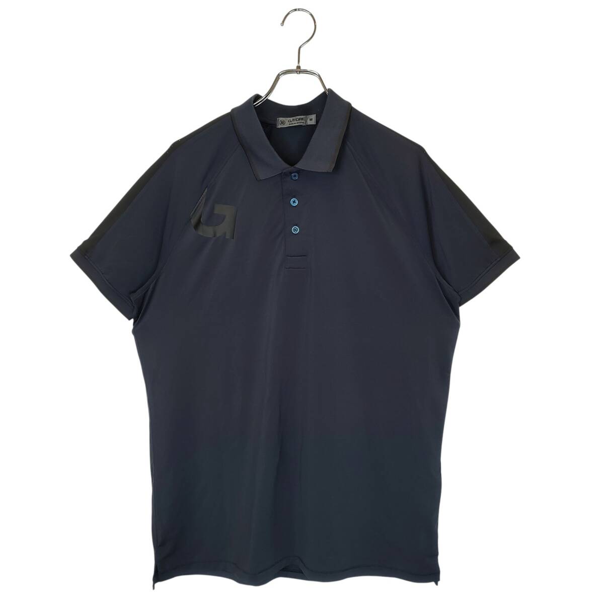 G/FORE ジーフォア ゴルフ Polo Shirt S/S 総柄 半袖 ポロシャツ G4MF21K21 M ネイビー×ブラック メンズ拍卖